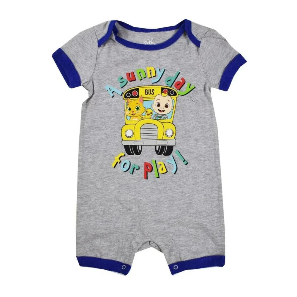 CoComelon Sunny Day School Bus Onesie Bodysuit